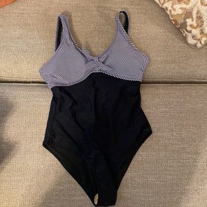 One piece swimsuit, Beachsissi, black & white, size M, new, never worn